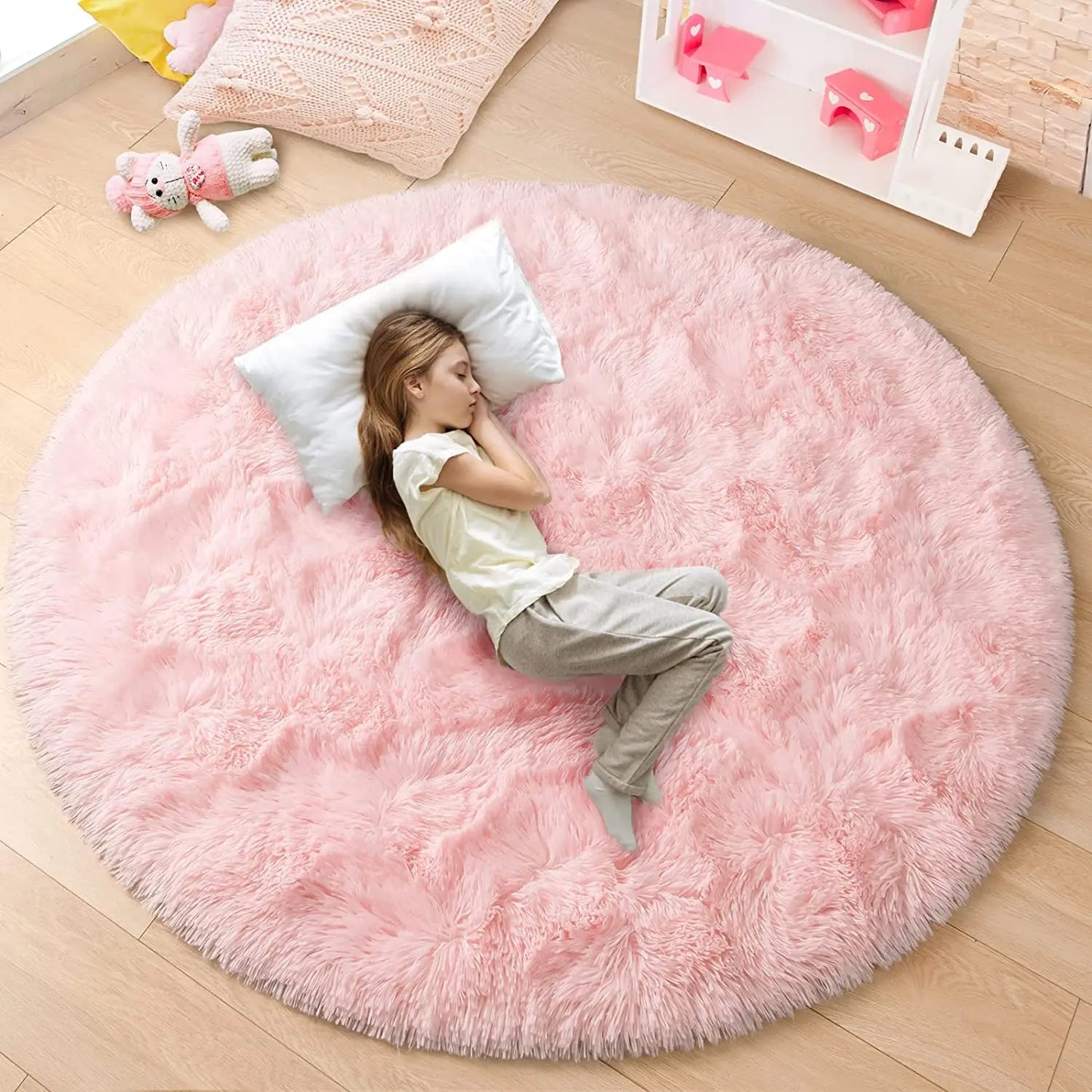 TAPIS ROND MOELLEUX